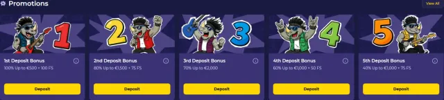 Spinorhino Casino Bonussen